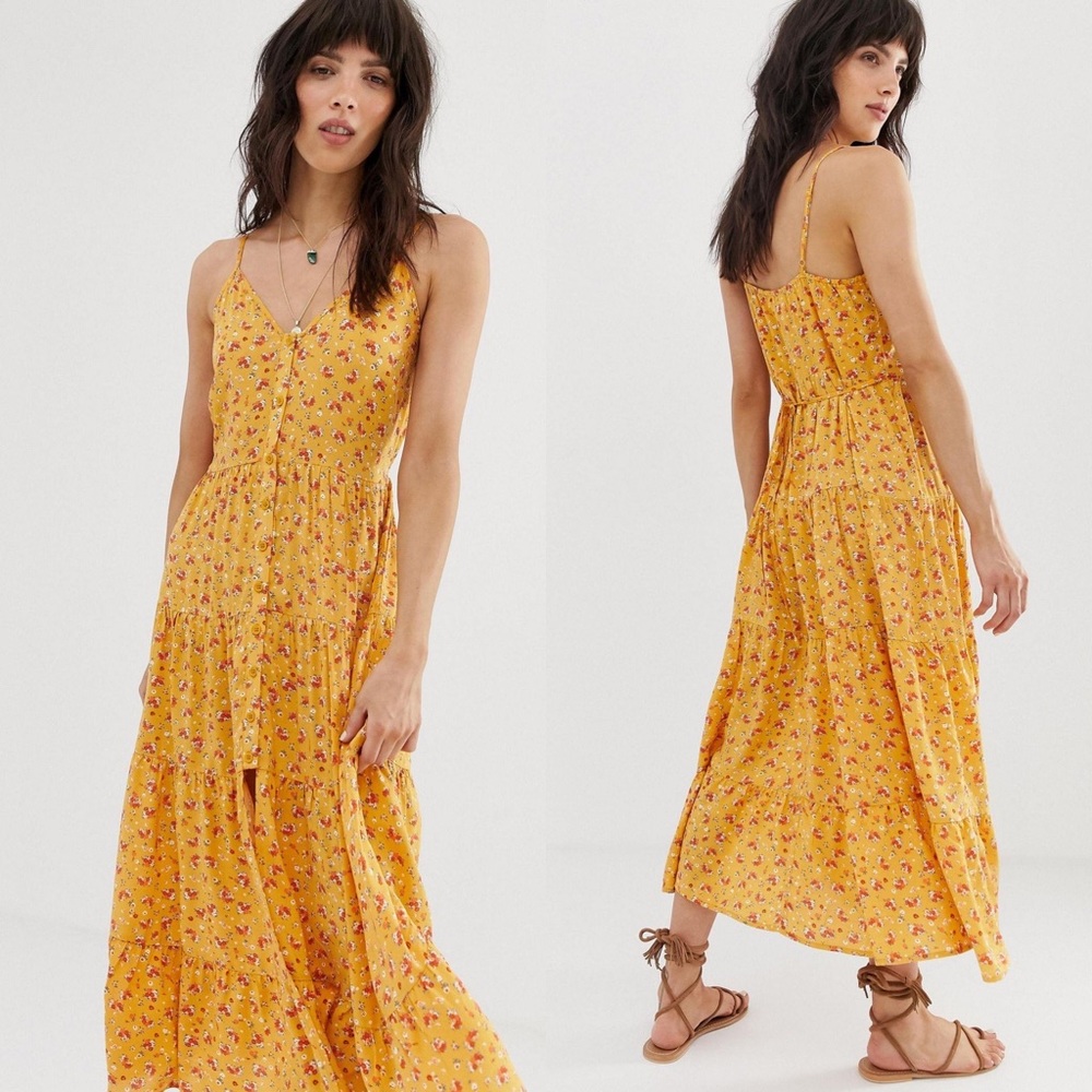 Band of Gypsies Floral Maxi Dress